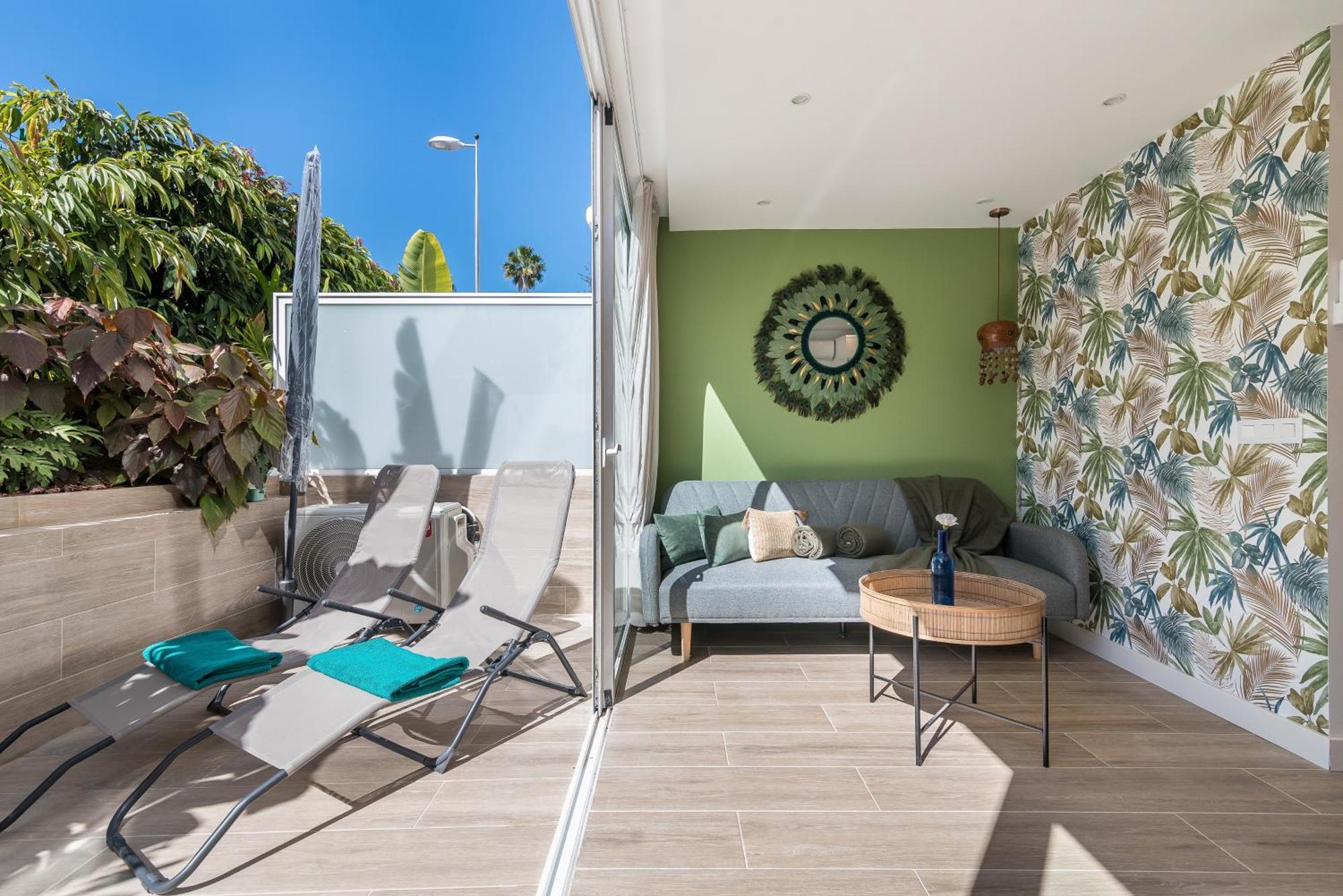 Home2Book Stylish Tropical Apt Terrace & Pool マスパロマス エクステリア 写真